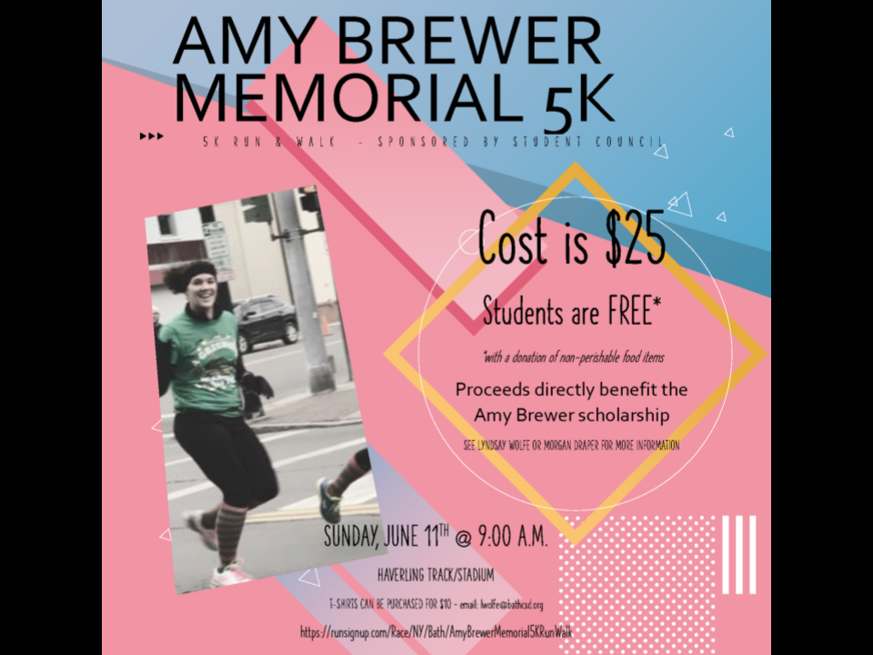 Amy Brewer 5K Flyer
